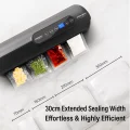 Smart Digital Vacuum Sealer - Household Dry & Moist Food Preservation Machine S3 Black 5