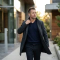 100% Pure Cashmere Men's V-Neck Sweater 3