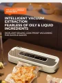 Fully Automatic Vacuum Sealer B5, 4 Modes (Dry/Moist/Oil/Soft), Powerful Vacuum Sealing Machine, Silver White 4