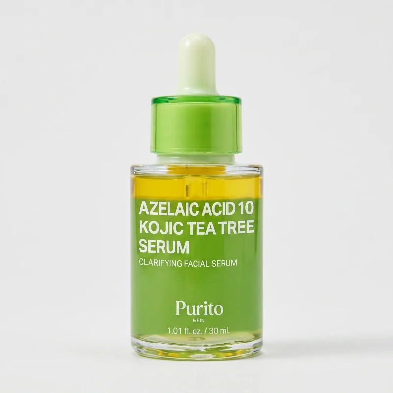 PURITO Azelaic Acid 10 Kojic Tea Tree Serum 30ml - Clarifying Brightening Care - Main Image