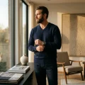 100% Pure Cashmere Men's V-Neck Sweater 2