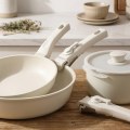 15-Pc Granite-Coated Nonstick Cookware Set with Removable Handles, PFOA-Free Maifan Stone 2