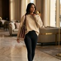Women's Premium Buttery Soft Yoga Pants | 20% Lycra® Fabric - Black 5