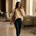 Women's Premium Buttery Soft Yoga Pants | 20% Lycra® Fabric - Black 5