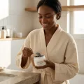 Arencia Black Tea & Yuzu Cleanser 120g - Fresh Mochi Face Wash for Glow 4