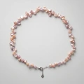 Champagne Pink Baroque Freshwater Pearl Necklace, 16.5 Inches 1