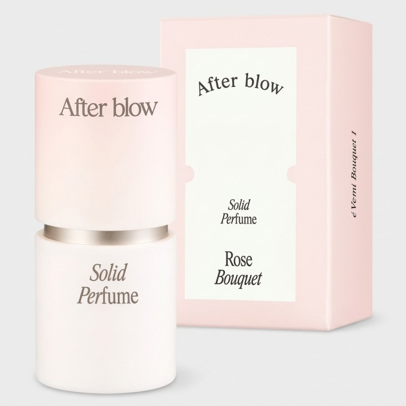 After Blow Solid Perfume 01 Rose Bouquet - Long-Lasting Floral Balm, 6.5g - Main Image