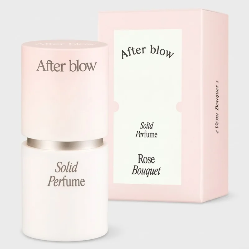 After Blow Solid Perfume 01 Rose Bouquet - Long-Lasting Floral Balm, 6.5g - Main Image