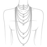 Premium Dark Peacock Freshwater Pearl Necklace18", 9-9.5mm Oval Pearls, Silver-Plated thumbnail 6