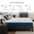 EGOHOME Haven Gel Memory Foam Mattress 12-Inch Cooling Cover & Pressure Relief 9