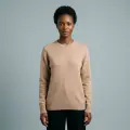 Women's 100% Pure Cashmere Low Neck Sweater - Elegant Light Camel, Classic, Basic 1