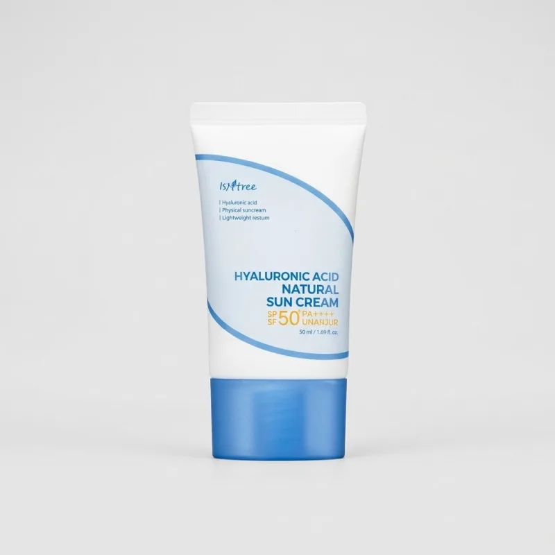 ISNTREE Hyaluronic Acid Natural Sun Cream SPF 50+ PA++++ | Mineral Sunscreen - Main Image