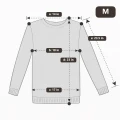 Women's 100% Cashmere Mock Neck Sweater - Light Heather Gray Classic Fit 6