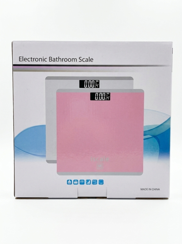 Digital Bathroom Scale - High Precision Tempered Glass Weight Scale with LCD - Image 3