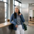 Women's 100% Pure Cashmere Beanie - Luxury British Style Winter Knit Hat 5
