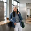 Women's 100% Pure Cashmere Beanie - Luxury British Style Winter Knit Hat 5