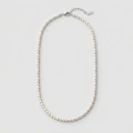 Elegant Seed Pearl Necklace, 4.5mm, 16.5"-18" Adjustable Length 1
