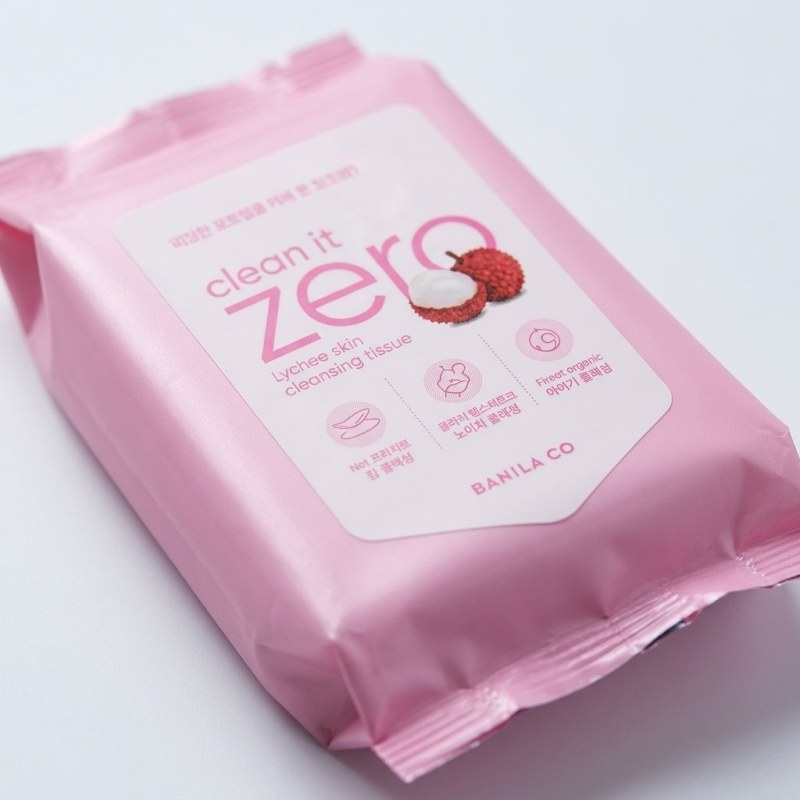 BANILA CO Clean It Zero Lychee Vita Cleansing Tissue - 30 Sheets - Image 2