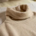 Women's 100% Pure Cashmere Slouchy Cowl Neck Sweater 3