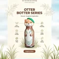 OtterSip Thermal Silicone Lid Insulated Bottle (Brown) - Stainless Steel Vacuum Flask 450ml/16 oz 4