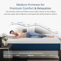 EGOHOME Haven Gel Memory Foam Mattress 12-Inch Cooling Cover & Pressure Relief 8