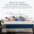 EGOHOME Haven Gel Memory Foam Mattress 12-Inch Cooling Cover & Pressure Relief 8