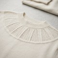 Women's 100% Pure Cashmere Cut-out Crewneck Sweater 6