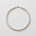 Premium Pearl Necklace 9.35-10.38mm 42 Pearls 18-Inch 1