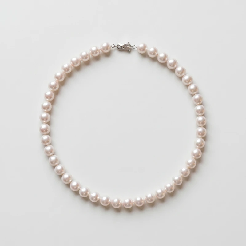 Premium Pearl Necklace 9.35-10.38mm 42 Pearls 18-Inch - Main Image