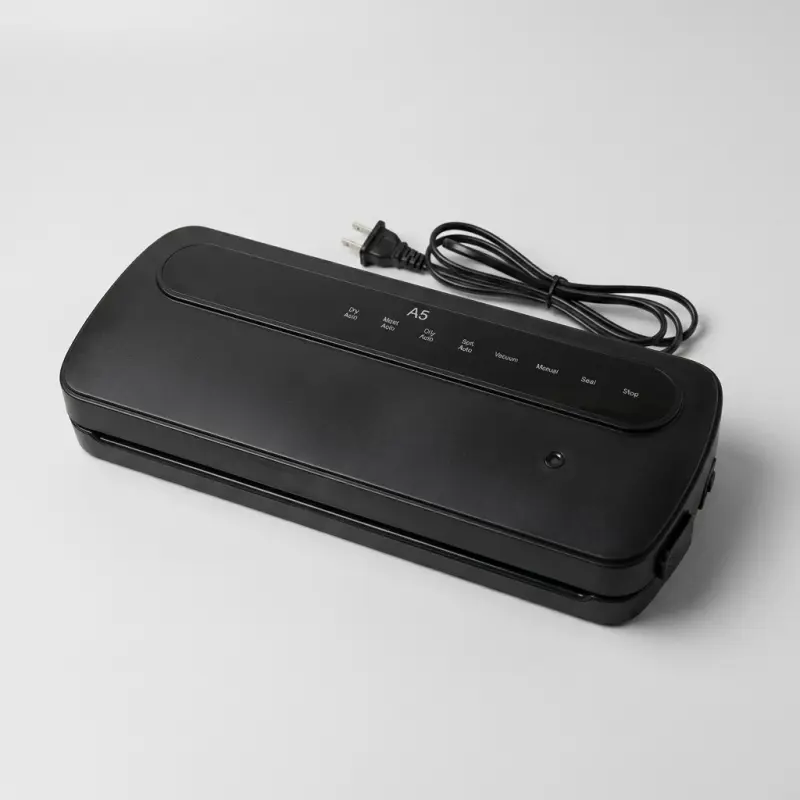 Automatic Vacuum Sealer A5 - 4 Modes (Dry/Moist/Oily/Soft), Strong Suction, Premium Black - Main Image