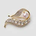 Gilded Sheaf Blush Pearl Brooch - 8.8mm 1