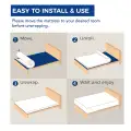 EGOHOME Charcoal Gel Memory Foam Mattress 8-inch Cooling & Pressure Relief 8