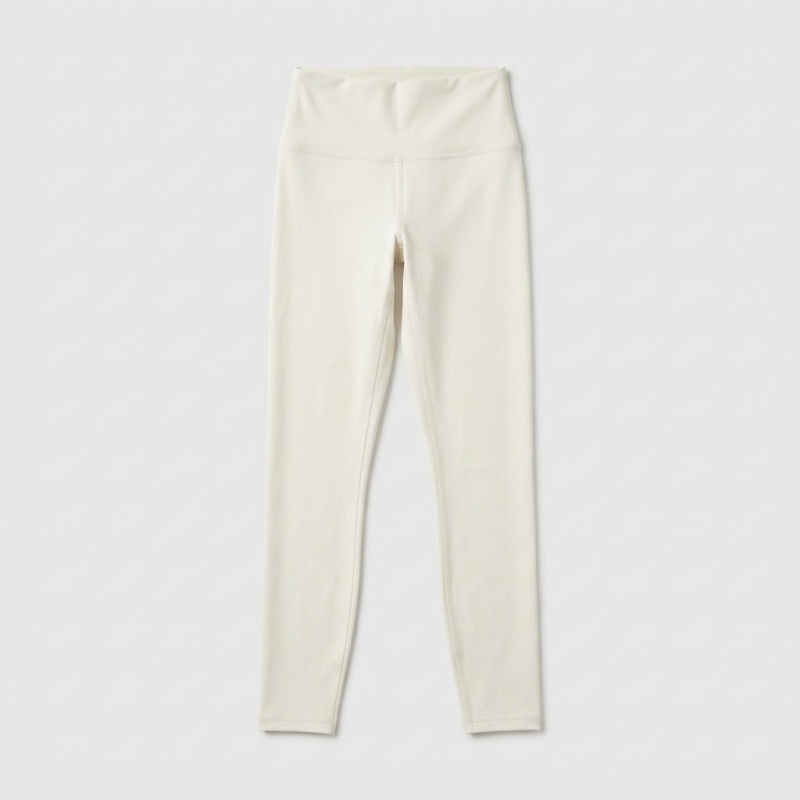 Women's Premium Skin-Friendly Soft Yoga Pants | 20% Lycra® Fabric - Off-White - Image 7